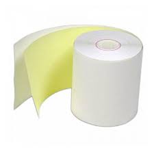 Impact-Papierrollen 76 x 70 mm 2-lagig (Weiß + Gelb)