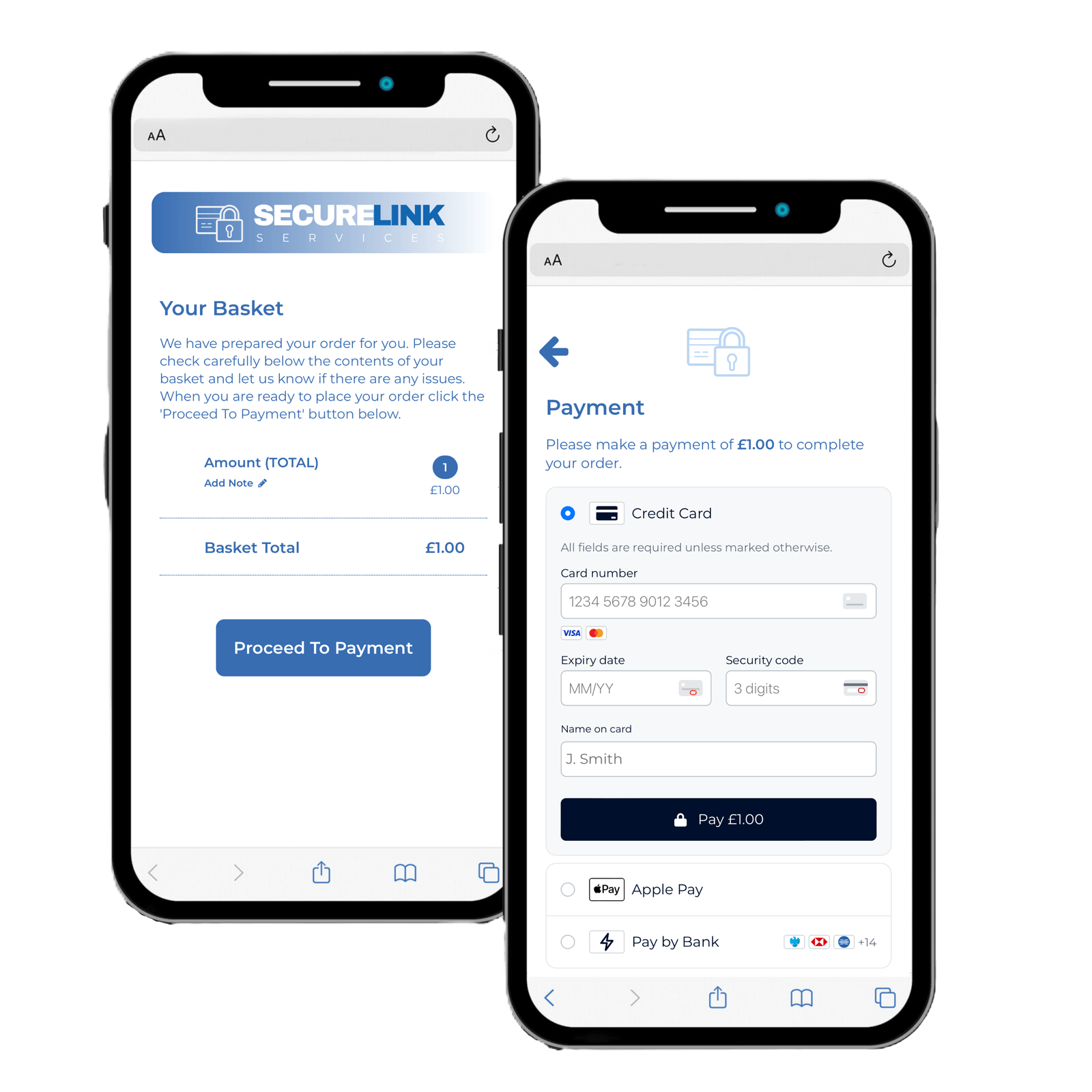 Secure Link Services built on Adyen Financial Technology