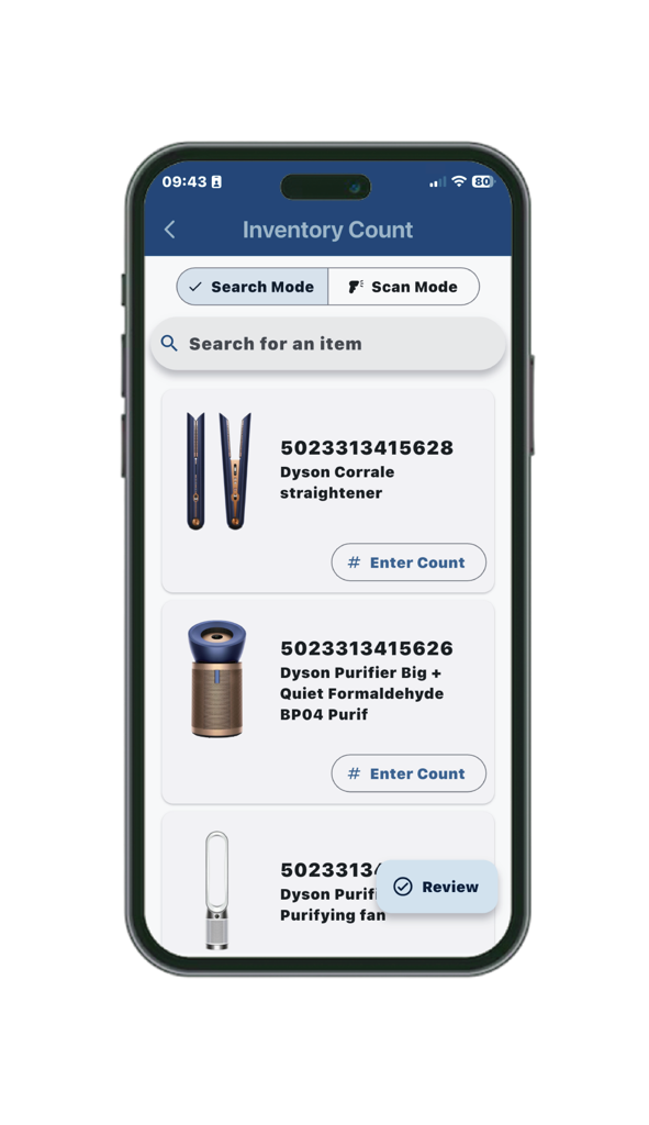 Available for iOS and Android devices, Store Assist brings stock counting, product information and inventory management into one practical mobile application, supported by a central management portal.