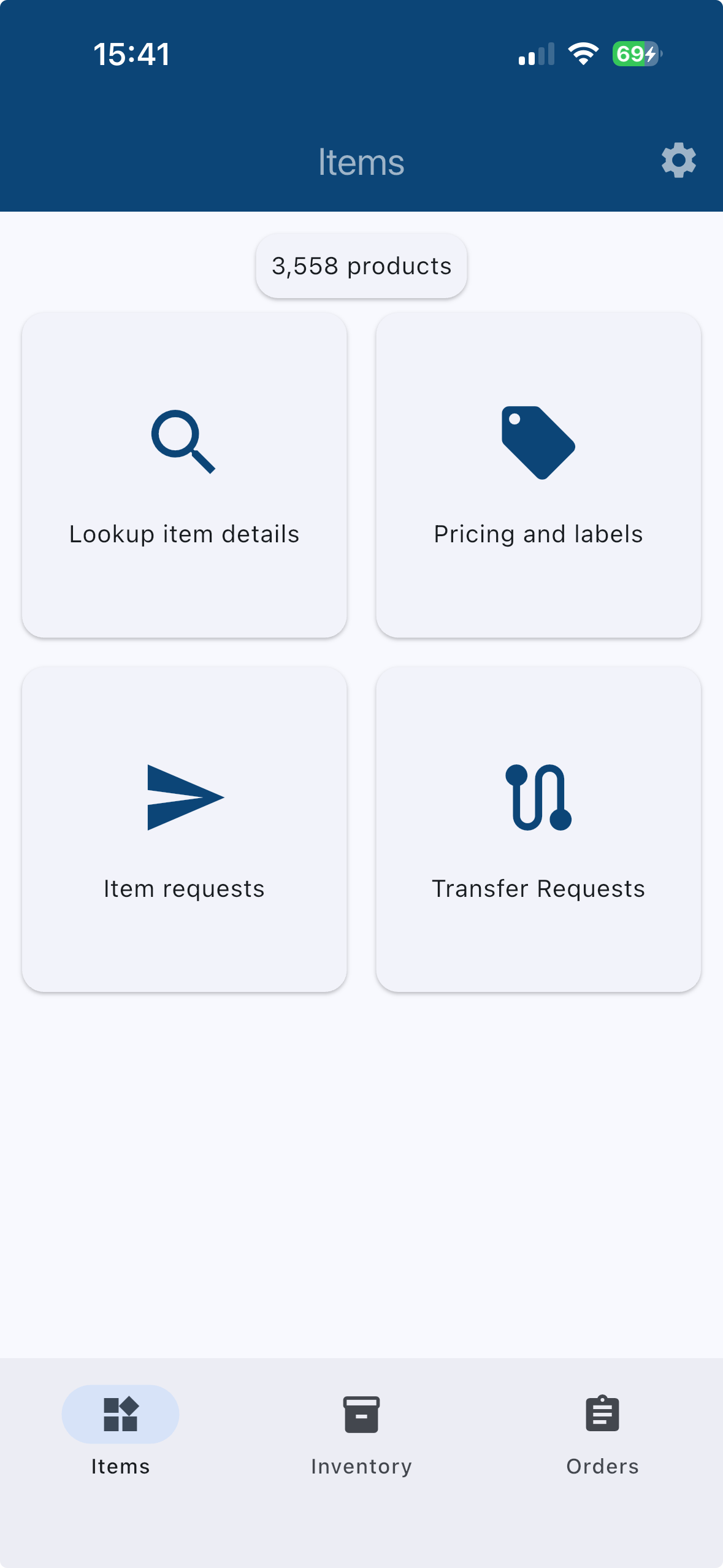 Store Assist Items Screenshot