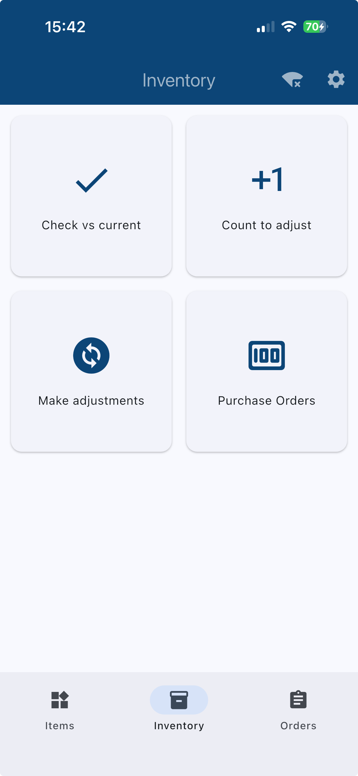 Store Assist Inventory Screenshot