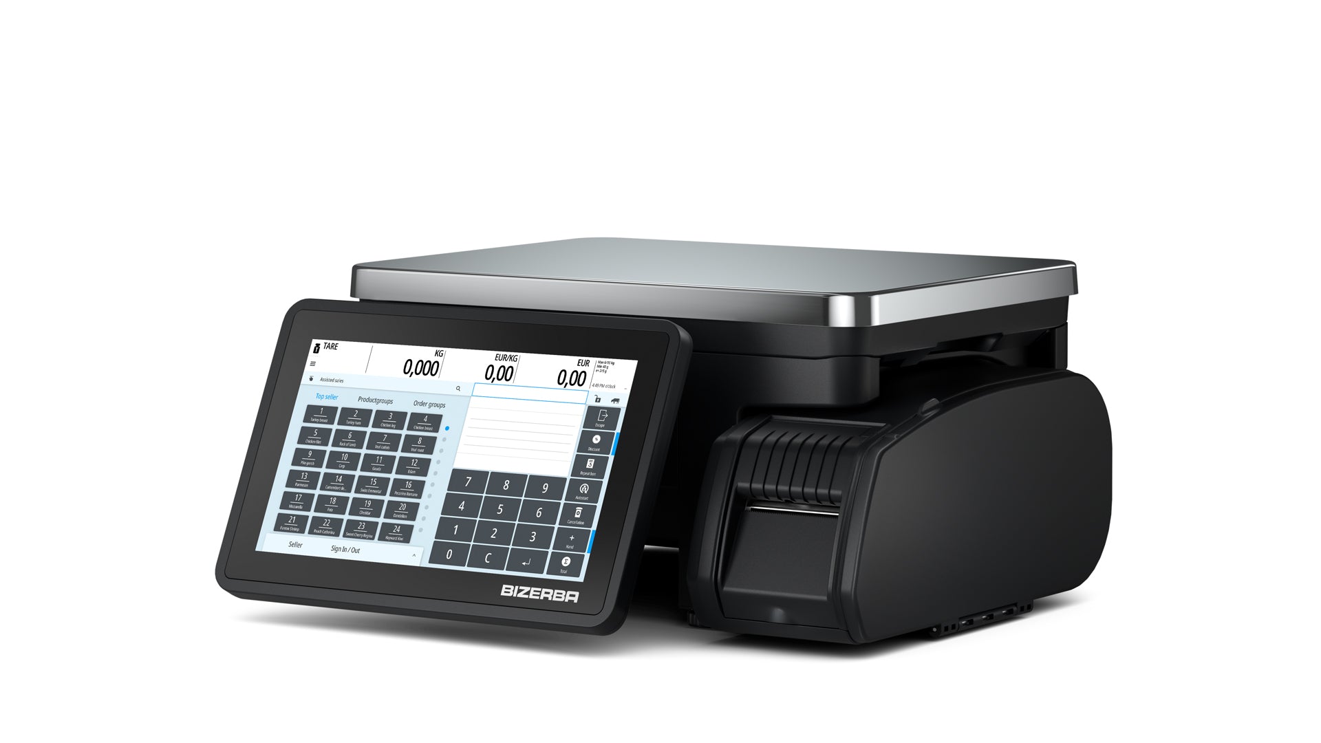 Bizerba Q1 100 Weighing Scale Deployment Ready and Compatible with POSiO and MYPOS Connect