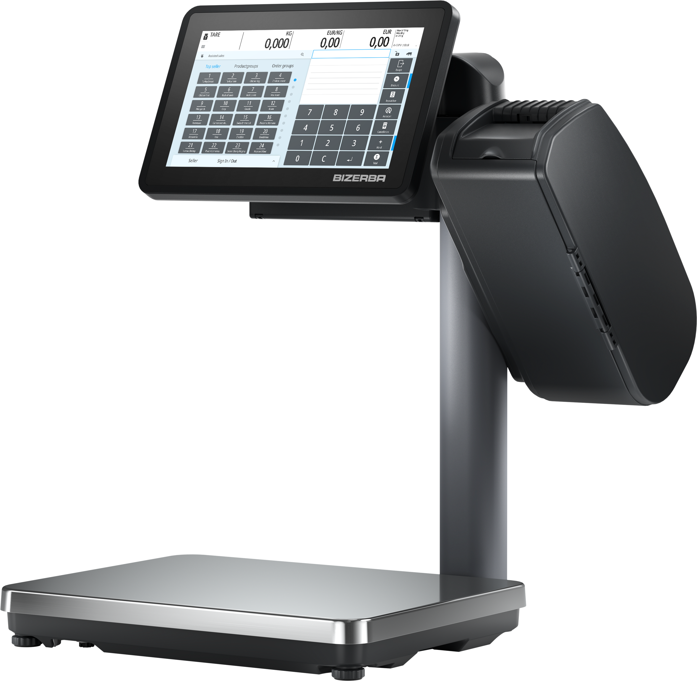 Bizerba Q1 Pro 800 Weighing Scale – MYPOS Connect Platform